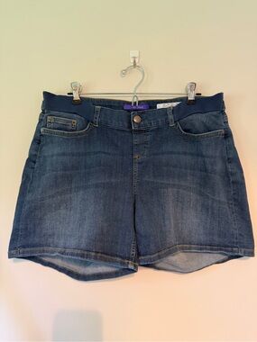 Seraphine Maternity Blue Denim Shorts